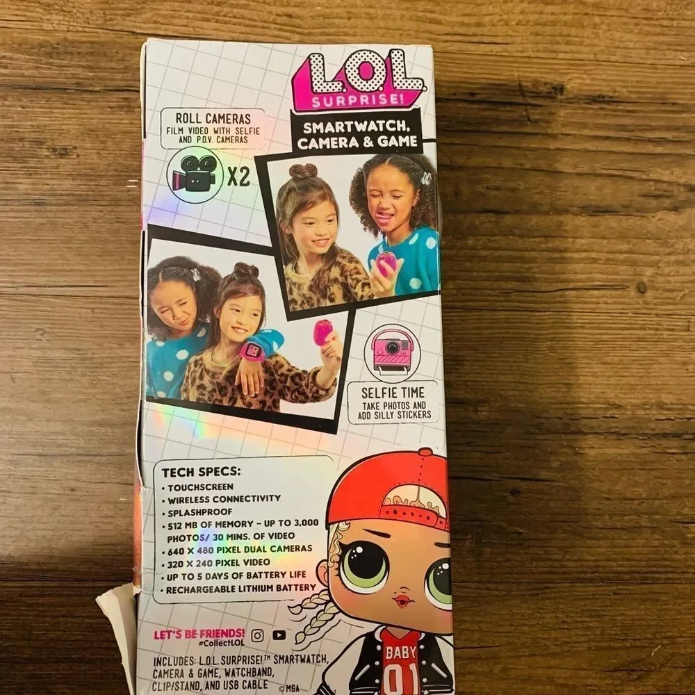 NEW LOL SUPRISE SMART WATCH , CAMERA AND GAME